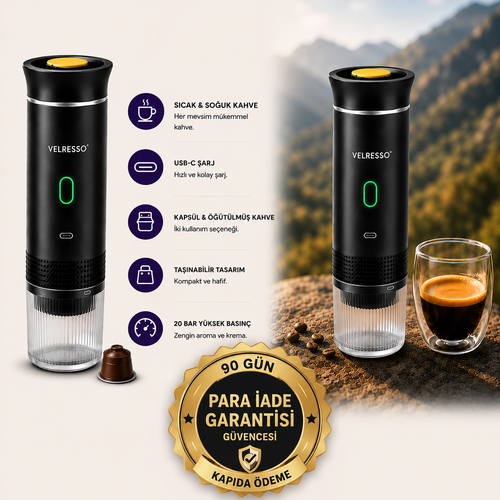 Velresso™ Taşınabilir  Espresso  Kahve Makinesi